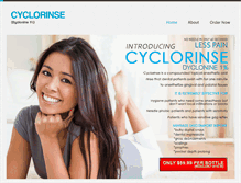 Tablet Screenshot of cyclorinse.com